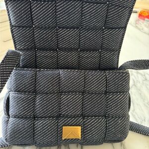 Bottega Veneta Black Woven Bag